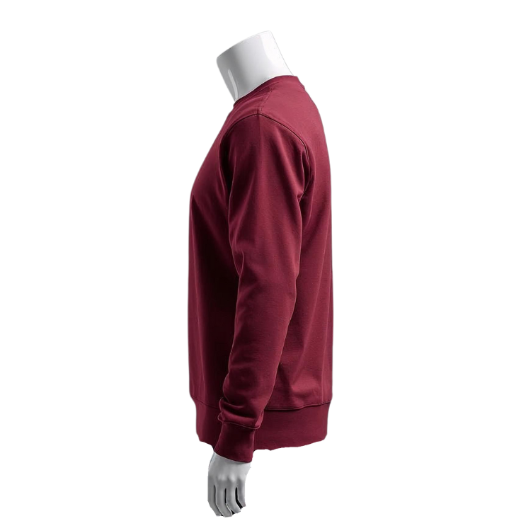 Drop Shoulder Shirt Maroon