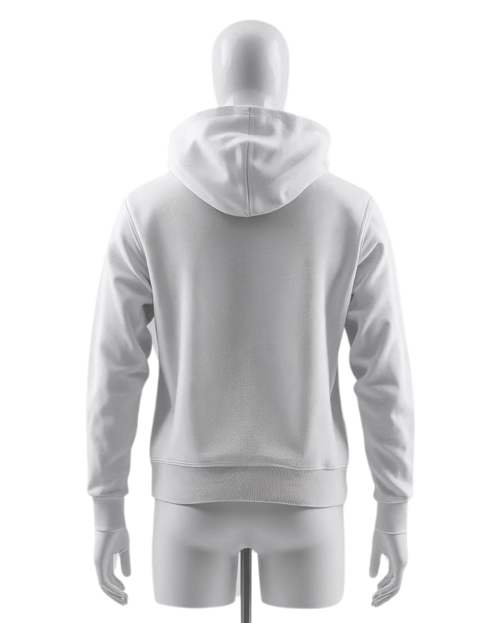 Hoodie Zipper White
