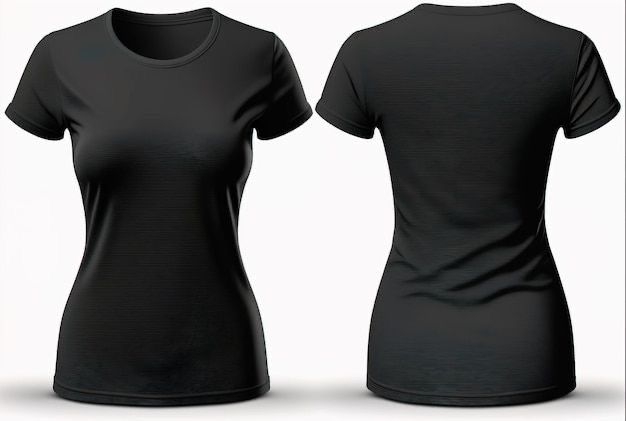 Women Axis-polo Shirt Black