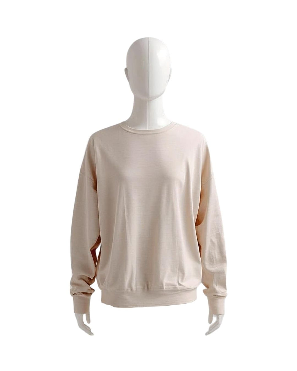 Drop Shoulder Shirt Beige